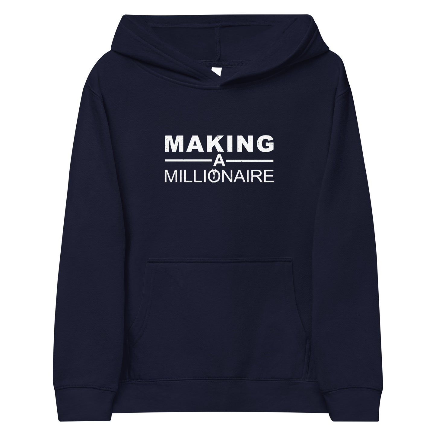 Making A Millionaire Kids fleece hoodie