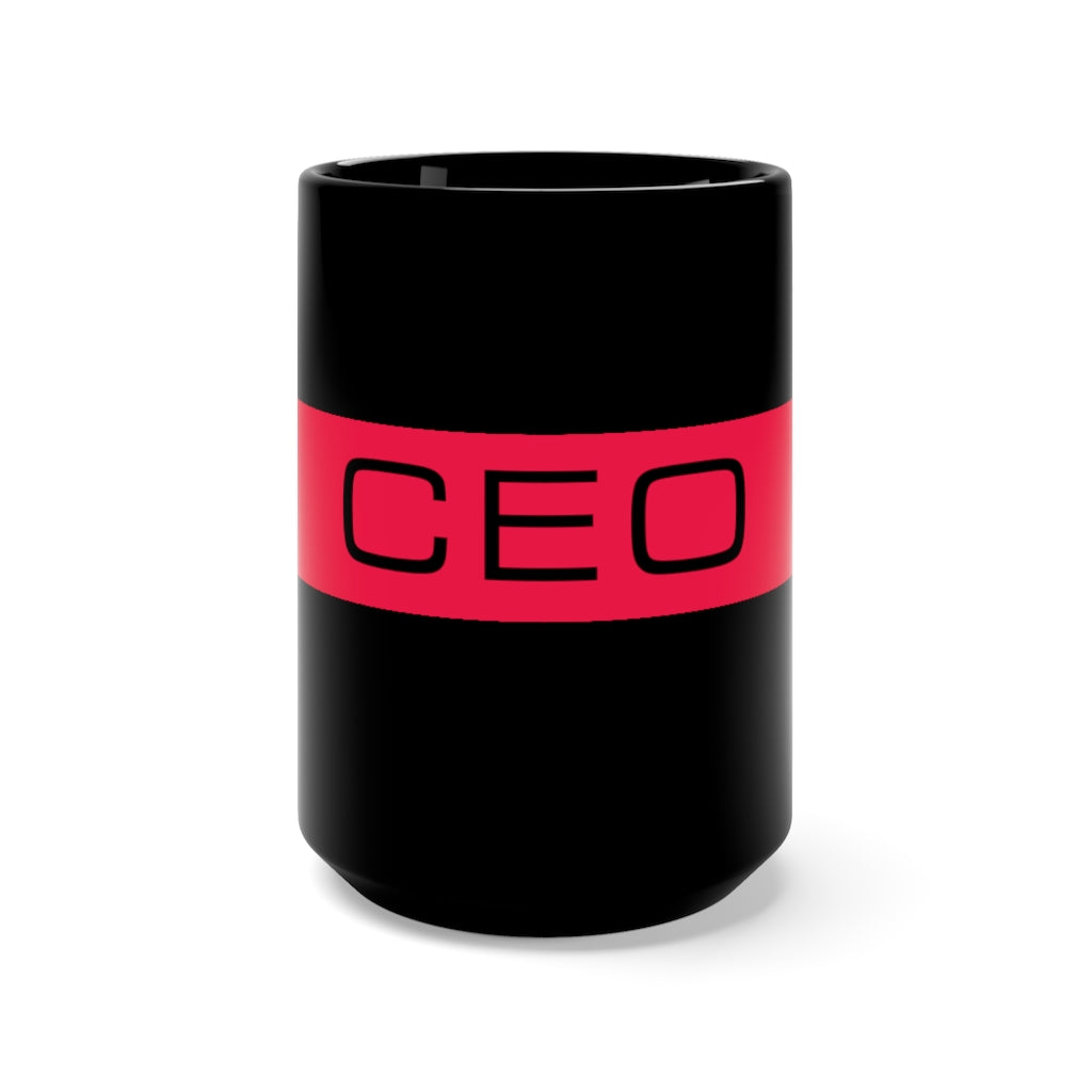 CEO Black Mug 15oz