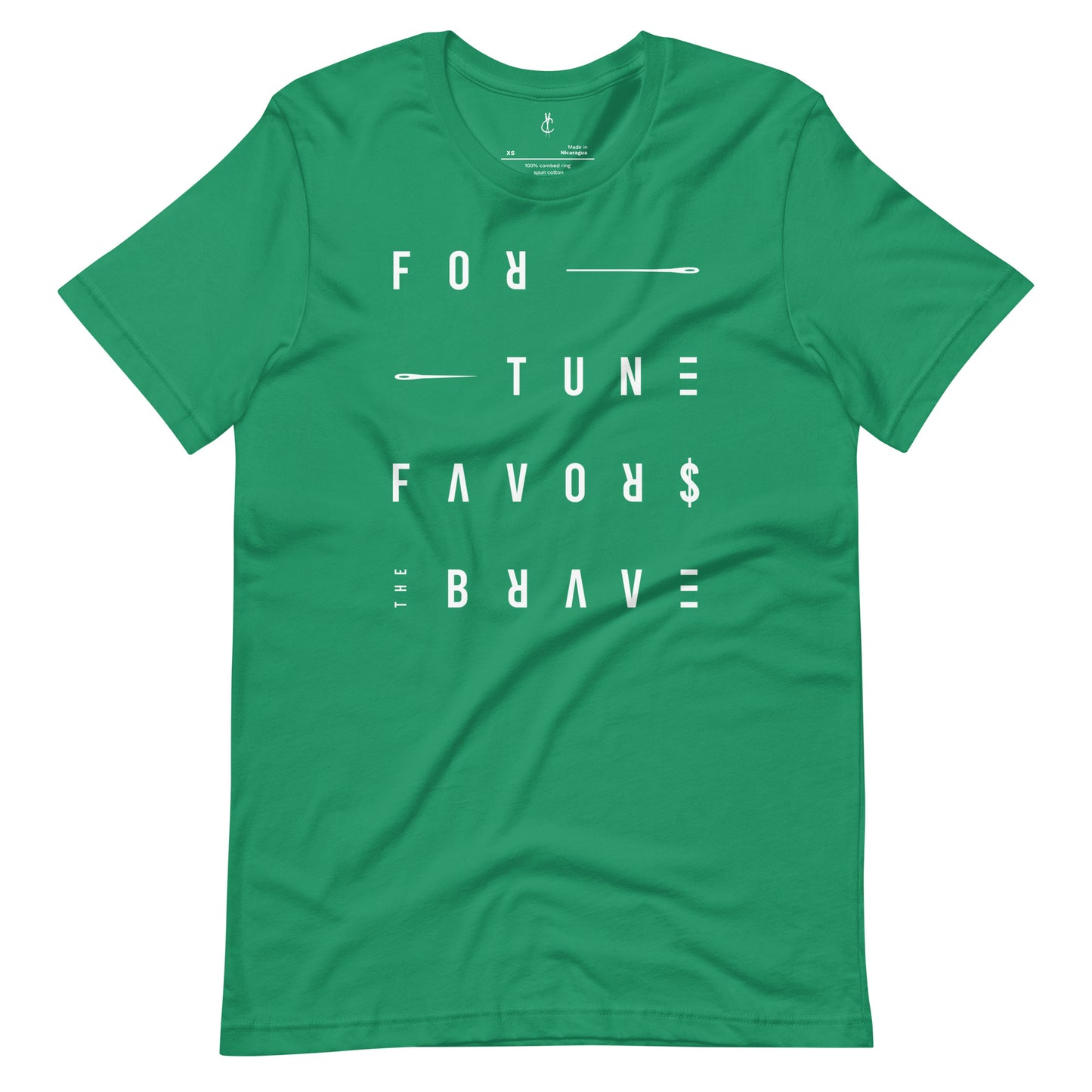 Fortune Favors the Brave Unisex t-shirt