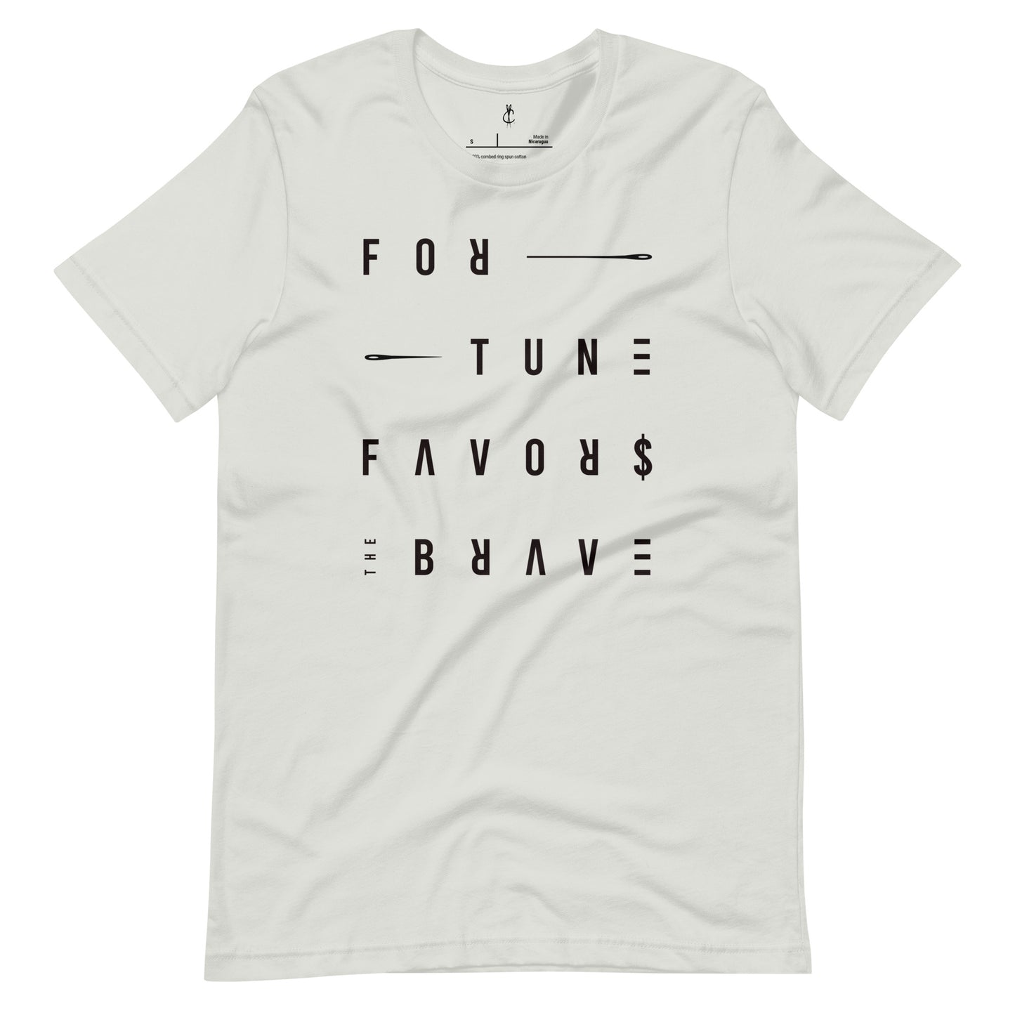 Fortune Favors the Brave Unisex t-shirt