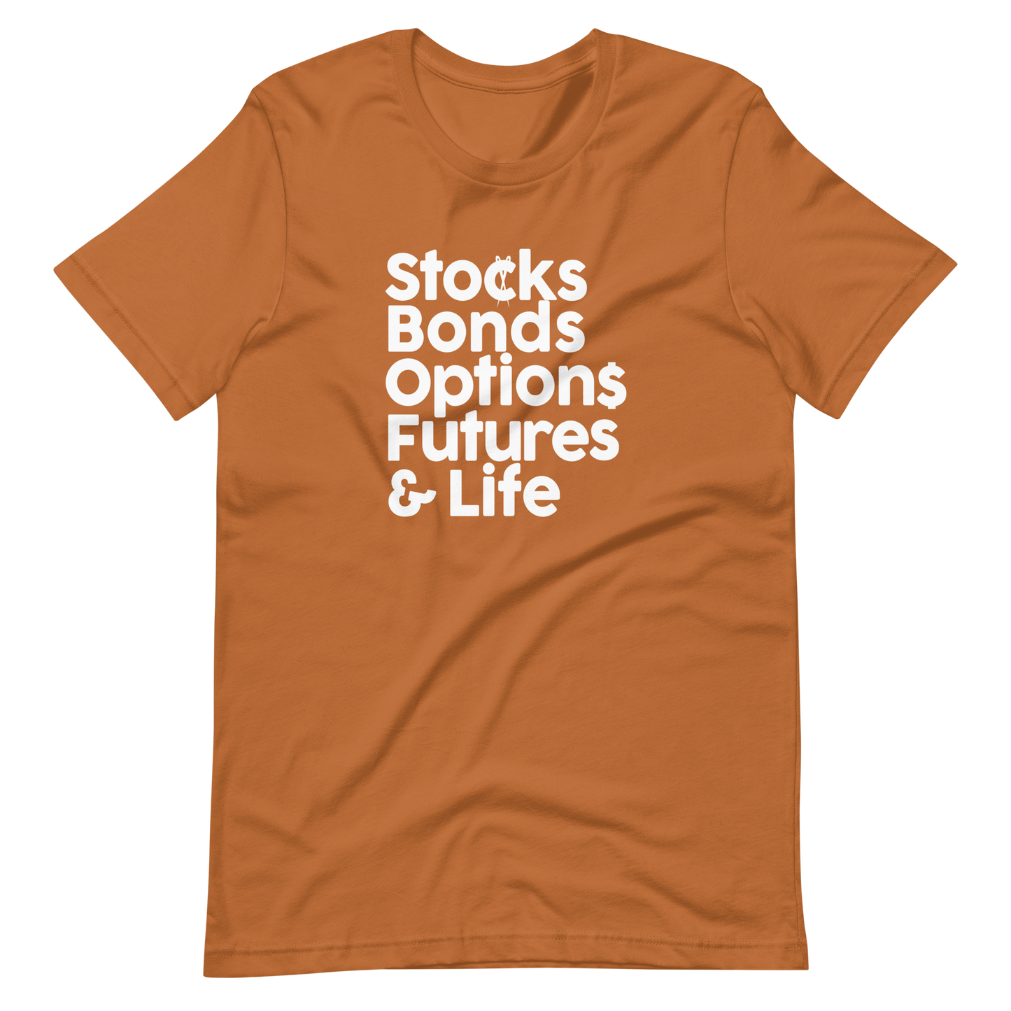 Stocks, Bonds & Life Short-Sleeve Unisex T-Shirt
