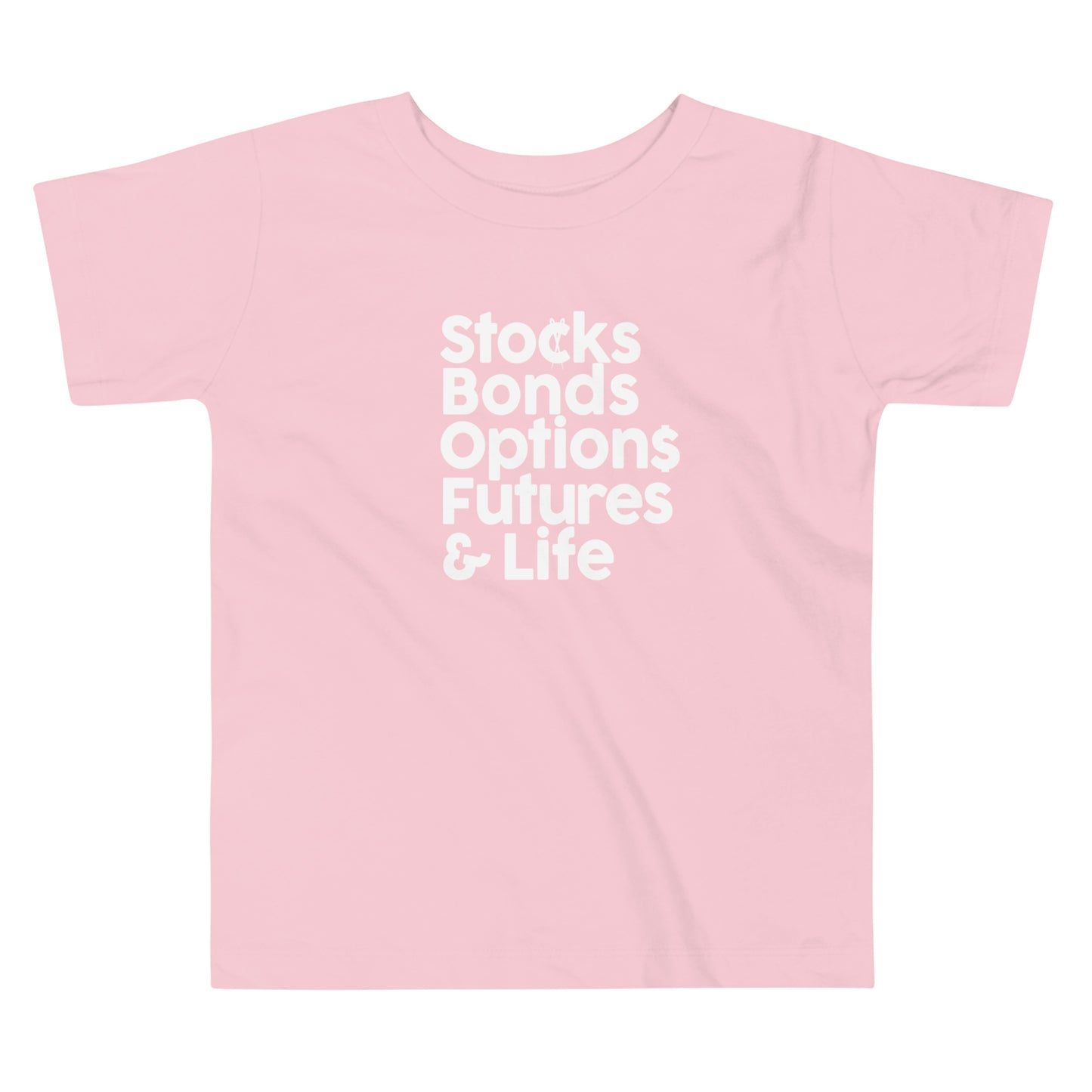 Stocks, Bonds & Life Short-Sleeve Toddler Short Sleeve Tee
