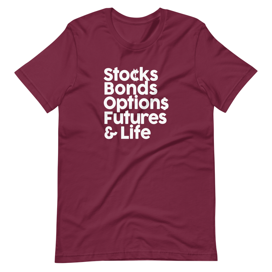 Stocks, Bonds & Life Short-Sleeve Unisex T-Shirt