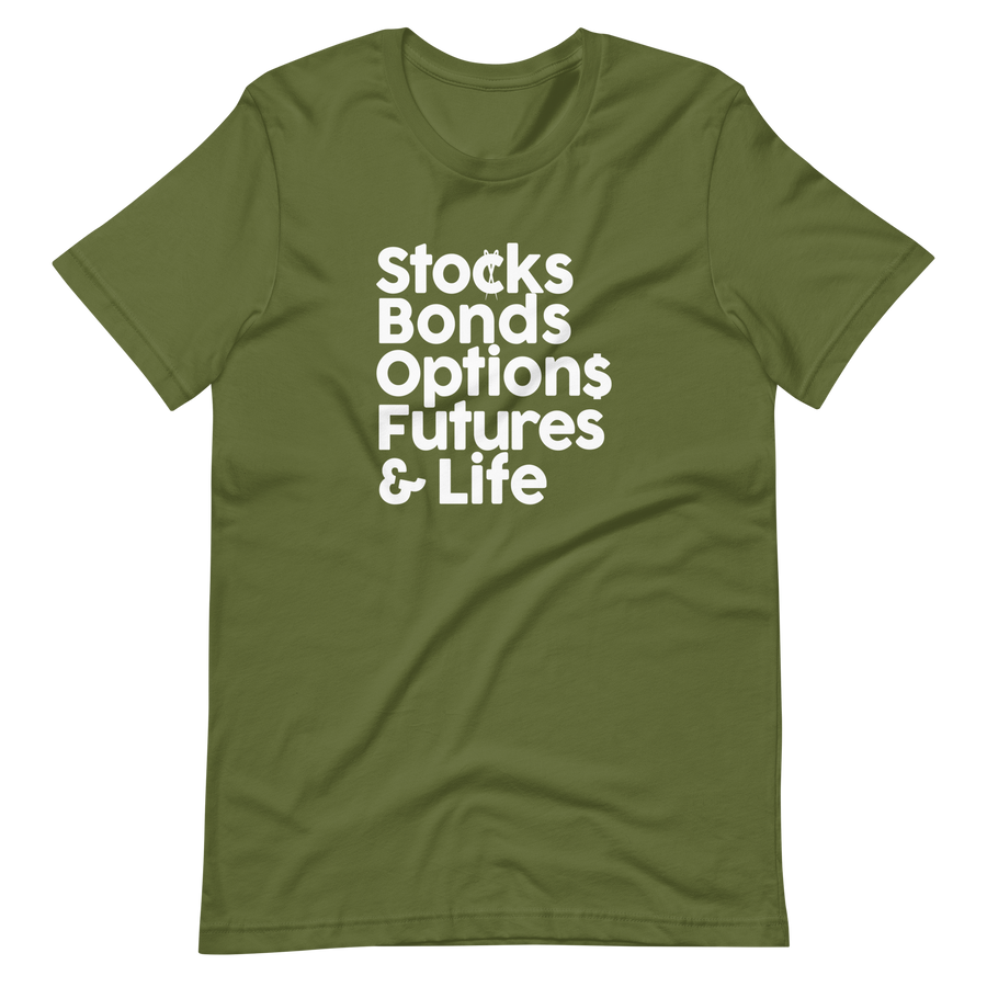 Stocks, Bonds & Life Short-Sleeve Unisex T-Shirt