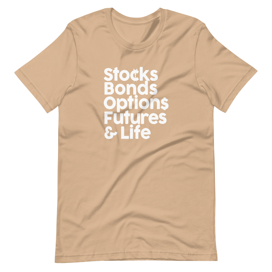 Stocks, Bonds & Life Short-Sleeve Unisex T-Shirt